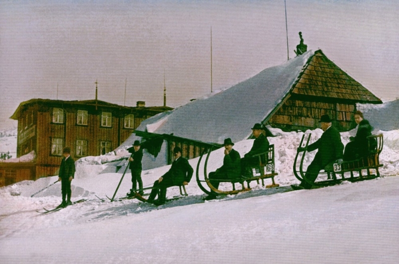 Krkonoše - Petrova bouda 1905